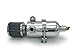 HotRod99 Universal 0.75L Aluminum Two AN12 Ports Oil Catch Can with Drain Valve Tap Oil Catch Tank With Breather Filter Reservoir Tank Polished Silver
