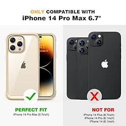 Diaclara Designed for iPhone 14 Pro Max Case