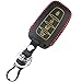 Coolbestda Leather Key Fob Remote Skin Cover Case Jacket Keyless Entry for SY5HMFNA04 Hyundai Elantra Equus Genesis Coupe Sonata Kia Forte Sportage Soul Sorento Smart 4 Buttons Key