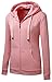 Mrignt Women's Full Zip Fleece Sweatshirt Hooded