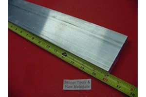 STONER METALS 3/8" X 3" Aluminum 6061 Flat BAR 16" Long .375" Solid Plate Mill Stock