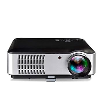 BOSS S8 Full HD 5700 Lumen 3D Portable Projector Support USB/HDMI/VGA/AV Input/Audio Input for Movies/Home/Office/School