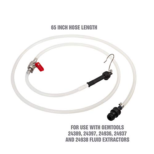 OEMTOOLS 24446 Brake Bleeder Adapter Hose, Brake Line Bleeder Tool