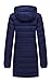 Wantdo Women's Hooded Packable Ultra Light Weight Down Coat, Navy, XL