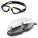 Aqua Sphere Kayenne Swim Goggles with Clear Lens (Black/Green)