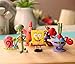 Spongebob Mini Action Figures cake topper, 6PCS cake decorations and birthday party supplies, game props party collection.