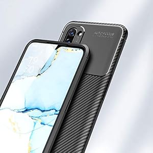 Funda OPPO Find X2 Lite + Protectore de Pantalla, Weideworld [Textura de Fibra de Carbono] [Antichoque/Antirrayas… - immagine 6