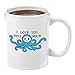 I Love You This Much | Premium 11oz Coffee Mug Gift - Perfect Anniversary Gifts for Her, Valentines Presents for Him, Boyfriend Girlfriend Wife Husband, Birthday Gift, Octopus Cup, Novelty, Tentacle