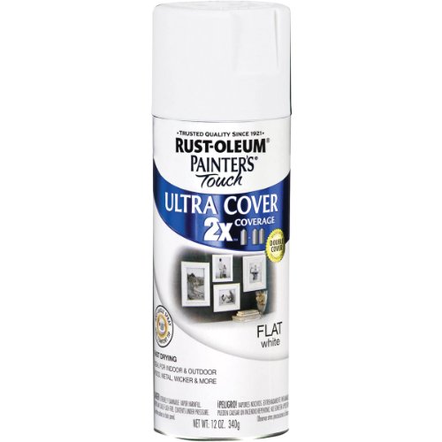 Painter's Touch® 2X™ 12 Oz White Flat Cover Spray Paint [Set of 6]