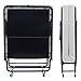 Layout 75x31.5-Inch Metal Folding Bed Frame with Memory Foam Mattress