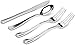 240 Pieces Silver Plastic Cutlery Set - 120 Forks, 60 Knives and 60 Spoons - Heavy Duty Disposable Flatware and Silverware for Weddings, Special Events and Parties - By Aya's Cutlery Kingdom