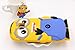 Galaxy S7 Edge Case, Despicable Me Minion Cute 3D Cartoon Lovely Soft Gel Rubber Silicone Skin Case Cover for Samsung Galaxy S7 Edge (2 Eyes, Blue)