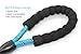 BAAPET 2 Packs 5/6 FT Dog Leash with Comfortable Padded Handle and Highly Reflective Threads Dog Leashes for Small Medium and Large Dogs (5FT-1/2'', Black+Blue)