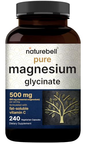 NatureBell Magnesium Glycinate 500mg 240 Capsules