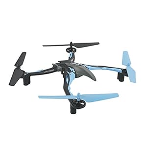 Dromida Ominus Unmanned Aerial Vehicle (UAV) Quadcopter Ready-to-Fly (RTF) Drone with Radio System, Batteries and USB Charger (Blue)