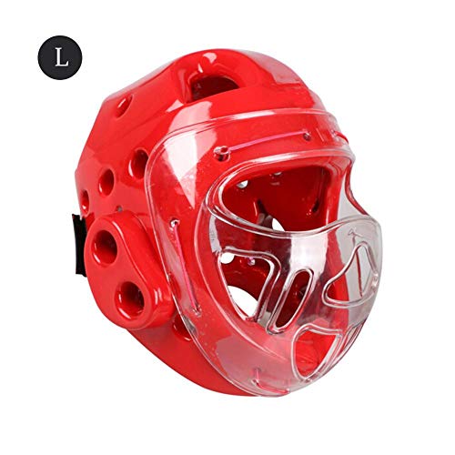 Owlhouse Taekwondo Headgear, Sport Head Guard Boxing Headgear with Face Shield, Head mask Karate Head Boxing Sanda mask Helmet Fencing for Adult Children Men Women - Thumbnail 2