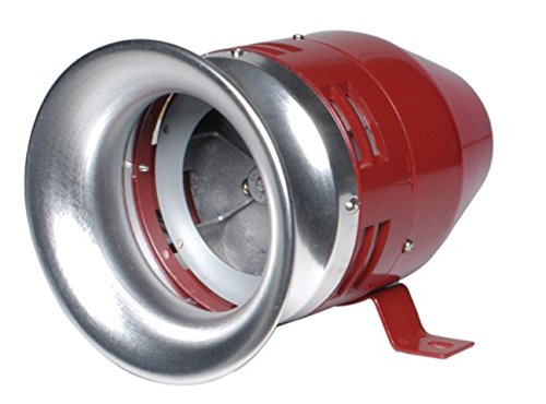 KPS 203100026 Mermaids Motorized MS, 120 VDC, 1.5 A Voltage Consumption, 135 dB Sound, IP 54, 132 mm Diameter 145 mm Height, 215 mm Length