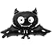 5 Pack Halloween Bat Foil Balloon, Reusable Black Bat Mylar Balloon Halloween Props Kids Toys Home Party Bar Decoration Children Gifts