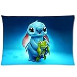 AKF Custom Lilo and Stitch Rectangle Pillowcase Covers Standard Size 20