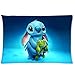 AKF Custom Lilo and Stitch Rectangle Pillowcase Covers Standard Size 20