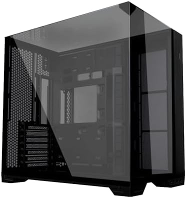 Lian Li O11 Vision Compact Black-Steel-Tempered Glass ATX Mid Tower Computer Case-Back Connect Support-O11VPX