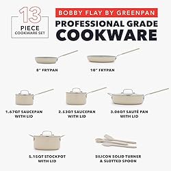GreenPan x Bobby Flay 13 Piece Nonstick Cookware