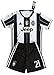 Dybala #21 Juventus 2016-2017 Kids/Youths Home Soccer Jersey & Shorts (Age 11-13 years)