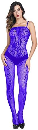 Deksais Crotchless Bodystocking Plus Size Open Crotch Lingerie