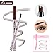 tattoo eyebrow pencil waterproof Eyes Makeup with a Micro Fork Tip Applicator Creates Natural Looking Brows Effortlessly All Day (Dark brown)