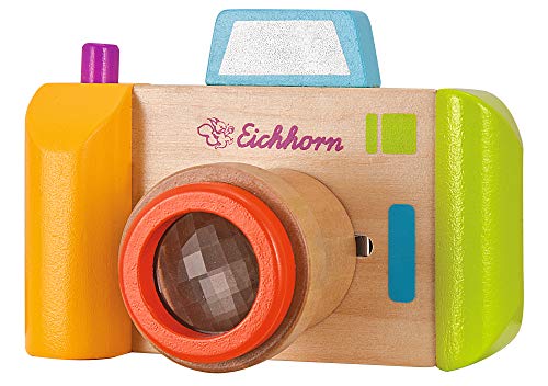 Eichhorn 100003470 Kamera und Kaleidoskop inkl. 2 Objektiven mit Drehfunktion, tolle Effekte, aus Holz, für Kinder ab… – Bild 4
