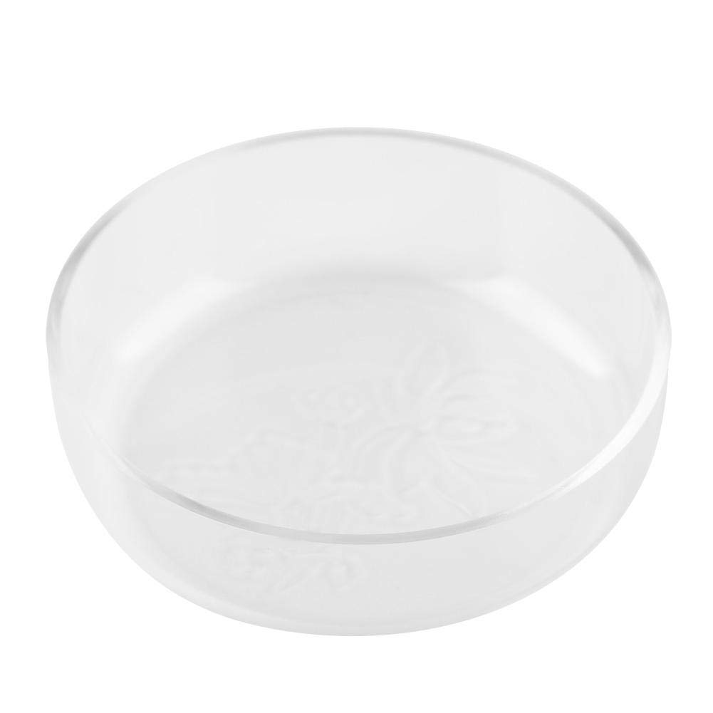 Shrimp Feeding Dish Bowl Acrylic Flower Design Aquarium Tray Water Food Smaller Reptile Worms Pets Dish Feeder Bowl