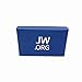 jw.org gift necktie clip and lapel pin set-Square (Blue + Gold)