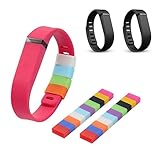 Techion Protective Silicone Fasteners Ring Holder for Fitbit Flex/Fitbit Alta/Garmin Vivofit/Samsung Gear fit Wristband/Fitbit Charge Wristband(20 pcs / pack)