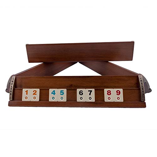 Helena wood art Straight Rummy - Wooden Rummikub Game Set
