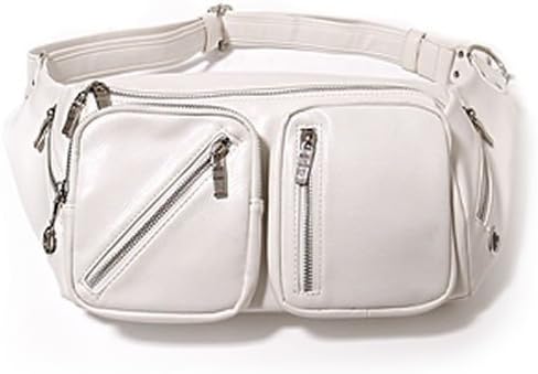 Amazon ボディバッグ ボディバッグ ボディ バッグ メンズ ショルダーバッグ レザー ホワイト Hapian ハピアン ボディバッグ ワンショルダー