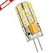 MUMENG Super Bright 10 Pack 4W AC/Dc 12v G4 LED Lights Bulb Lamps 24x2835SMD Warm White G4 Base LED Bulbs Non-dimmable 20W Incandescent Bulb Equivalent