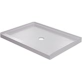 Miseno MNOSB4842 48" x 42" Rectangular Shower Base with Single Threshold and Center Drain - White