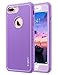 iPhone 7 Plus Case, ULAK Shock-Absorbing Flexible Durability TPU Bumper Case, Durable Anti-Slip, Front and Back Hard PC Defensive Protection Cover for Apple iPhone 7 Plus 5.5'' 2016 Release (Purple)