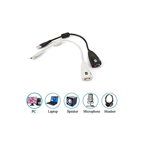 USB-Sound-5hv2-USB-71-Sound-12-Channel-Sound-Adapter-Equalizer-USB-20-Steel-Sound-White