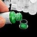 Yuelong 1000Pcs Ink Caps Medium - Tattoo Ink Cups White Plastic Disposable Pigment Cups With Base Microblading Makeup Tattoo Caps 14mm Medium for Tattoo Ink