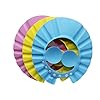 3PCS Adjustable Baby Bathing Shower Cap Soft Waterproof Ear Protection Hat Hair Washing Shield Visor Cover for Baby Kids…