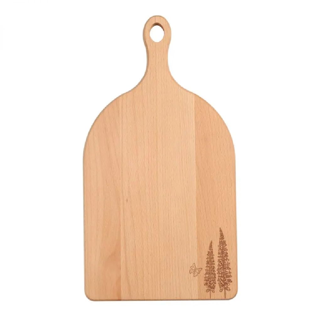 T&G Cottage Garden Large Handled Beech Chopping Board