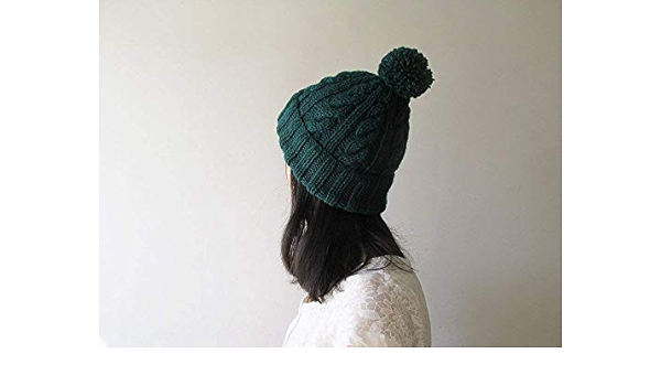 dark green beanie womens