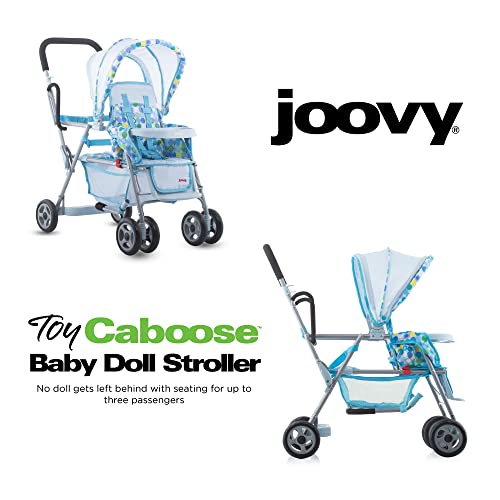 Joovy Toy Caboose Baby Doll Stroller Featuring Reclining Front Seat