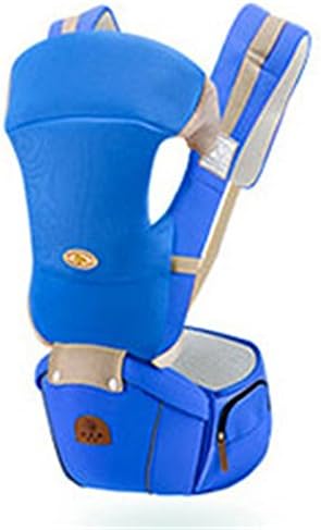 Ergonomic front facing inward facing carrier backpack for babies with hipseat,squirrelbaby(blue four seasons )