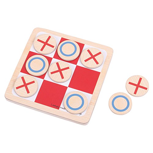 Bigjigs Toys Wooden Noughts and Crosses Game
