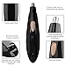 Nose Trimmer Ear Hair Trimmer for Men Women Rechargeable Professional Grooming Waterproof Wet Dry Use Washable Black