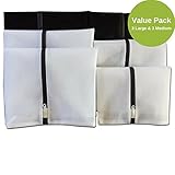 Laundry Bags for Delicates by LANCON - Set of 6 (3 Large & 3 Medium) Premium Delicates Wash Bag for Baby Clothes, Lingerie, Bra and More.