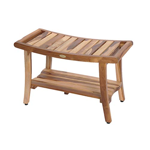 EcoDecors Harmony Shower Bench, Natural