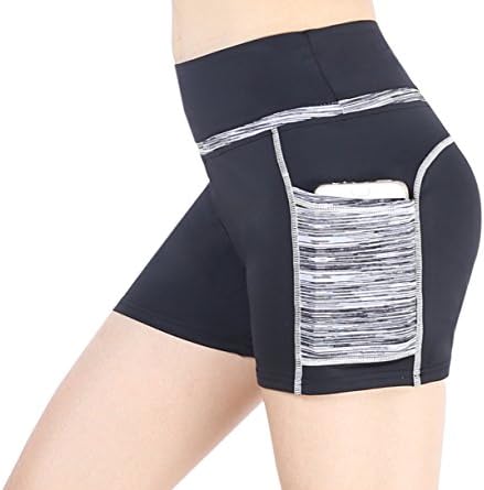 Munvot Women Running Workout Tights Yoga Shorts with Pockets